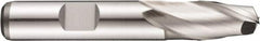 DORMER - 3/8" Diam, 13mm LOC, 2 Flute Powdered Metal Keyway End Mill - Spiral Flute, Uncoated, 10mm Shank Diam, 63mm OAL, 30° Helix, Centercutting - Benchmark Tooling