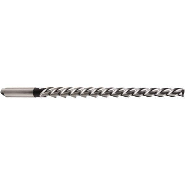 DORMER - 8mm Pin, 0.4255" Diam, 0.3113" Small End, 10mm Diam Tanged Shank, 145mm Flute, Taper Pin Reamer - Benchmark Tooling
