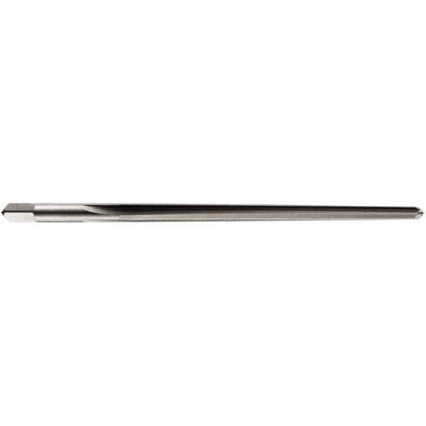 DORMER - 25mm Pin, 1.2096" Diam, 0.9732" Small End, 28mm Diam Straight Shank, 300mm Flute, Taper Pin Reamer - Benchmark Tooling