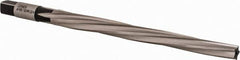 DORMER - 5mm Pin, 1/4" Diam, 0.1931" Small End, 6.3mm Diam Straight Shank, 73mm Flute, Taper Pin Reamer - Benchmark Tooling