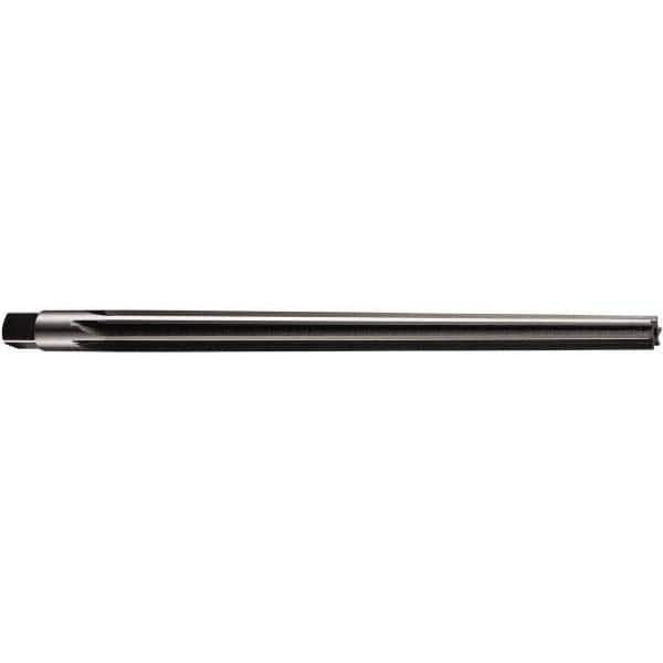 DORMER - 16mm Pin, 0.8038" Diam, 0.6225" Small End, 20.4mm Diam Straight Shank, 230mm Flute, Taper Pin Reamer - Benchmark Tooling