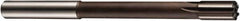 DORMER - 17mm Solid Carbide 6 Flute Chucking Reamer - Straight Flute, 14mm Straight Shank, 22mm Flute Length, 175mm OAL - Benchmark Tooling