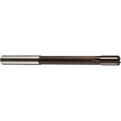 Chucking Reamer: 0.4728″ Dia, 5.9494″ OAL, 0.7486″ Flute Length, Straight Shank, Solid Carbide 6 Flute, RH