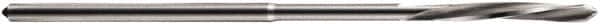 DORMER - 1.4mm Solid Carbide 3 Flute Chucking Reamer - Spiral Flute, 1.4mm Straight Shank, 8mm Flute Length, 40mm OAL - Benchmark Tooling