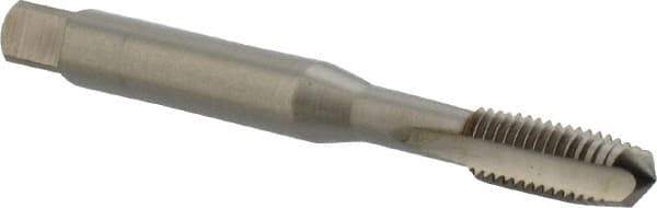 DORMER - M6x1.00 Metric Coarse 6H 3 Flute Bright Finish High Speed Steel Straight Flute Machine Tap - Plug, Right Hand Thread, 66mm OAL, 13mm Thread Length, Oversize - Exact Industrial Supply