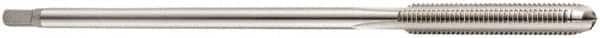 DORMER - M4x0.70 Metric Coarse 6H 3 Flute Bright Finish Cobalt Straight Flute Machine Tap - Taper, Right Hand Thread, 90mm OAL, 25mm Thread Length, Oversize - Exact Industrial Supply