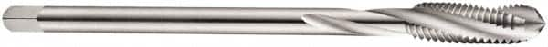 DORMER - M36x4.00 Metric Coarse 4 Flute 6H Bottoming Spiral Flute Tap - Cobalt, Bright Finish, 200mm OAL, Right Hand Flute, Right Hand Thread, Series E258 - Benchmark Tooling