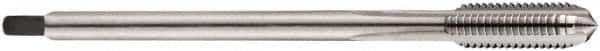 DORMER - M18x2.50 Metric Coarse 6H 3 Flute Bright Finish Cobalt Straight Flute Machine Tap - Bottoming, Right Hand Thread, 125mm OAL, 30mm Thread Length, Oversize - Exact Industrial Supply