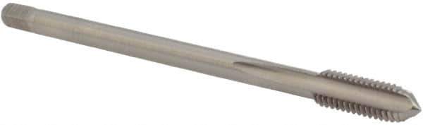 DORMER - M6x1.00 Metric Coarse 6H 3 Flute Bright Finish Cobalt Straight Flute Machine Tap - Bottoming, Right Hand Thread, 80mm OAL, 15mm Thread Length, Oversize - Exact Industrial Supply