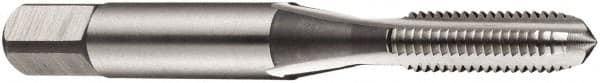 DORMER - #6-40 UNF, 3 Flute, Bottoming & Plug, Bright Finish, High Speed Steel Tap Set - Right Hand Cut, 45mm OAL, 2B Class of Fit, Series E111 - Benchmark Tooling