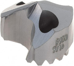 DORMER - Series R950, 9/16" Diam 140° Replaceable Drill Tip - Carbide, TiAlN Finish, Through Coolant - Benchmark Tooling