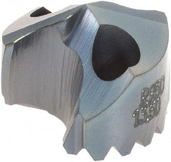 DORMER - Series R950, 13.5mm Diam 140° Replaceable Drill Tip - Carbide, TiAlN Finish, Through Coolant - Benchmark Tooling