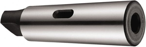 DORMER - MT0 Inside Morse Taper, MT1 Outside Morse Taper, Standard Reducing Sleeve - Oil Toughened, 80mm OAL - Exact Industrial Supply