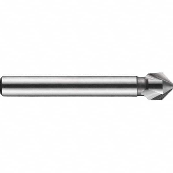 DORMER - 10mm Shank Diam, 3 Flute 90° Solid Carbide Countersink - Benchmark Tooling