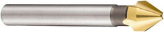 DORMER - 8mm Shank Diam, 3 Flute 60° High Speed Steel Countersink - Benchmark Tooling