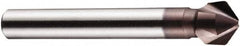 DORMER - 10mm Shank Diam, 3 Flute 100° High Speed Steel Countersink - Benchmark Tooling