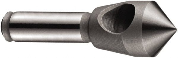 DORMER - 21mm Head Diam, 10mm Shank Diam, 1 Flute 90° Cobalt Countersink - Benchmark Tooling