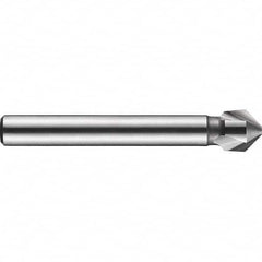 DORMER - 10mm Shank Diam, 3 Flute 90° High Speed Steel Countersink - Benchmark Tooling