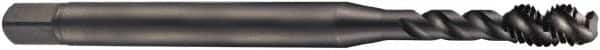 DORMER - 1-12 UNF 4 Flute 2B Bottoming Spiral Flute Tap - Cobalt, Oxide Finish, 160mm OAL, Right Hand Flute, Right Hand Thread, Series EX31 - Benchmark Tooling