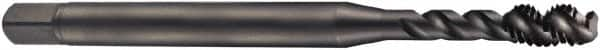 DORMER - 7/8-14 UNF 4 Flute 2B Bottoming Spiral Flute Tap - Cobalt, Oxide Finish, 140mm OAL, Right Hand Flute, Right Hand Thread, Series EX31 - Benchmark Tooling