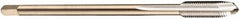 DORMER - M30x2.00 Metric Fine, 4 Flute, Bright Finish, Cobalt Spiral Point Tap - Plug Chamfer, Right Hand Thread, 150mm OAL, 28mm Thread Length, 22mm Shank Diam, 6H Class of Fit, Series EP10 - Exact Industrial Supply