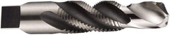 DORMER - 1/2-14 NPT, 4-3/8" OAL, 1/2" Drill Diam, Combination Drill & Tap - 4 Flutes, High Speed Steel, Bright Finish - Benchmark Tooling