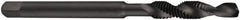 DORMER - M14x2.00 Metric Coarse, 123mm OAL, 0.4724" Drill Diam x 28mm Drill Length, Combination Drill & Tap - 2 Flutes, 30mm Thread Length, High Speed Steel, Oxide Finish, 6H - Benchmark Tooling