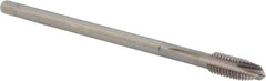DORMER - M6x1.00 Metric Coarse 3 Flute Bright Finish Cobalt Spiral Point Extension Tap - Plug Chamfer, 89mm OAL, 6H Class of Fit, Series E606 - Benchmark Tooling