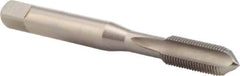 DORMER - 5/16-32 UN 2B 3 Flute Bright Finish High Speed Steel Straight Flute Machine Tap - Bottoming, Right Hand Thread, 72mm OAL, 16mm Thread Length, Oversize - Benchmark Tooling