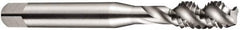 DORMER - BA6x0.53 BA 3 Flute Bottoming Spiral Flute Tap - High Speed Steel, Oxide Finish, 44.5mm OAL, Right Hand Flute, Right Hand Thread, Series E544 - Exact Industrial Supply