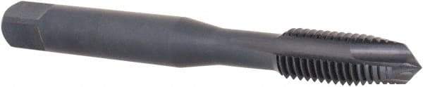 DORMER - 5/16-22 BSF, 3 Flute, Oxide Finish, High Speed Steel Spiral Point Tap - Plug Chamfer, Right Hand Thread, 72mm OAL, 18mm Thread Length, 8mm Shank Diam, Series E539 - Exact Industrial Supply