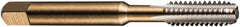 DORMER - #5-40 UNC 2B 3 Flute Bright Finish High Speed Steel Straight Flute Machine Tap - Taper, Right Hand Thread, 48mm OAL, 12.5mm Thread Length, Oversize - Benchmark Tooling