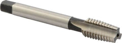 DORMER - 1/2-13 UNC 2B 3 Flute Bright Finish High Speed Steel Straight Flute Machine Tap - Taper, Right Hand Thread, 89mm OAL, 22mm Thread Length, Oversize - Exact Industrial Supply