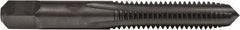 Union Butterfield - 5/8-18 UNF 3B 4 Flute Oxide Finish High Speed Steel Straight Flute Standard Hand Tap - Plug, Right Hand Thread, 3-13/16" OAL, 1-13/16" Thread Length, H3 Limit, Oversize - Exact Industrial Supply