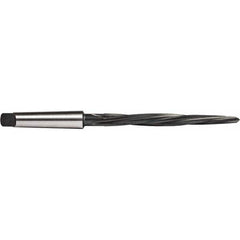 Union Butterfield - 3/4" Reamer Diam, 7/16" Small End Diam, 3MT Morse Taper Shank, 7-3/8" Flute, Bridge Reamer - Benchmark Tooling