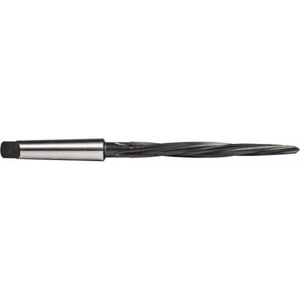Union Butterfield - 7/16" Reamer Diam, 1/4" Small End Diam, 2MT Morse Taper Shank, 4-3/8" Flute, Bridge Reamer - Benchmark Tooling