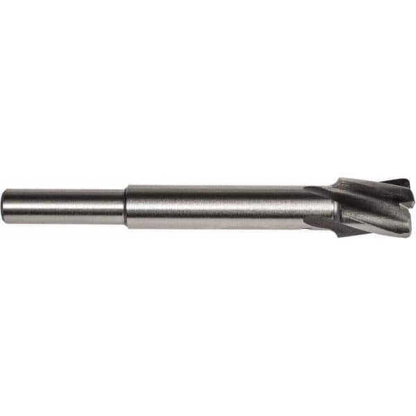 Union Butterfield - 1/4" Shank, Diam, 4 Flutes, Straight Shank, Interchangeable Pilot Counterbore - Benchmark Tooling