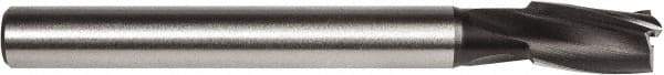 Union Butterfield - 1/4" Diam, 15/64" Shank, Diam, 3 Flutes, Straight Shank, Interchangeable Pilot Counterbore - 3-13/16" OAL, 3/4" Flute Length, Bright Finish, High Speed Steel, Aircraft Style - Benchmark Tooling