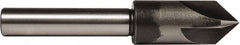 Union Butterfield - 7/8" Head Diam, 1/2" Shank Diam, 4 Flute 60° High Speed Steel Countersink - Benchmark Tooling