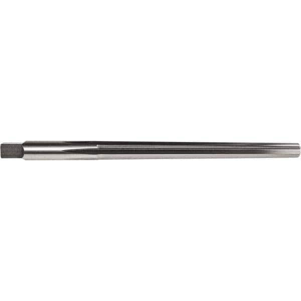 Union Butterfield - #7 Pin, 27/64" Diam, 0.3297" Small End, 13/32" Diam Straight Shank, 4-7/16" Flute, Taper Pin Reamer - Benchmark Tooling
