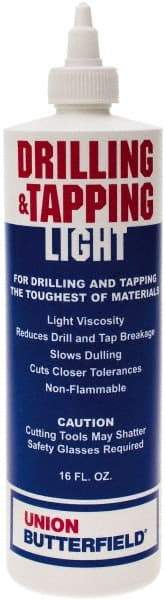 Union Butterfield - 16 oz Bottle Cutting & Tapping Fluid - Use on Ferrous Metals & Nonferrous Metals - Benchmark Tooling