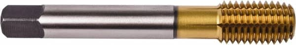 Union Butterfield - 3/4-10 UNC 2B Modified Bottoming Thread Forming Tap - Powdered Metal High Speed Steel, TiN Finish, 4.921" OAL, 1.181" Thread Length, Right Hand Thread, Series 1691AP - Benchmark Tooling