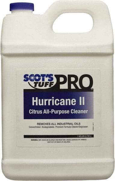 Scot's Tuff - 1 Gal Bottle Oil Removal - Liquid, Biodegradable Cleaner & Degreaser, Citrus - Benchmark Tooling