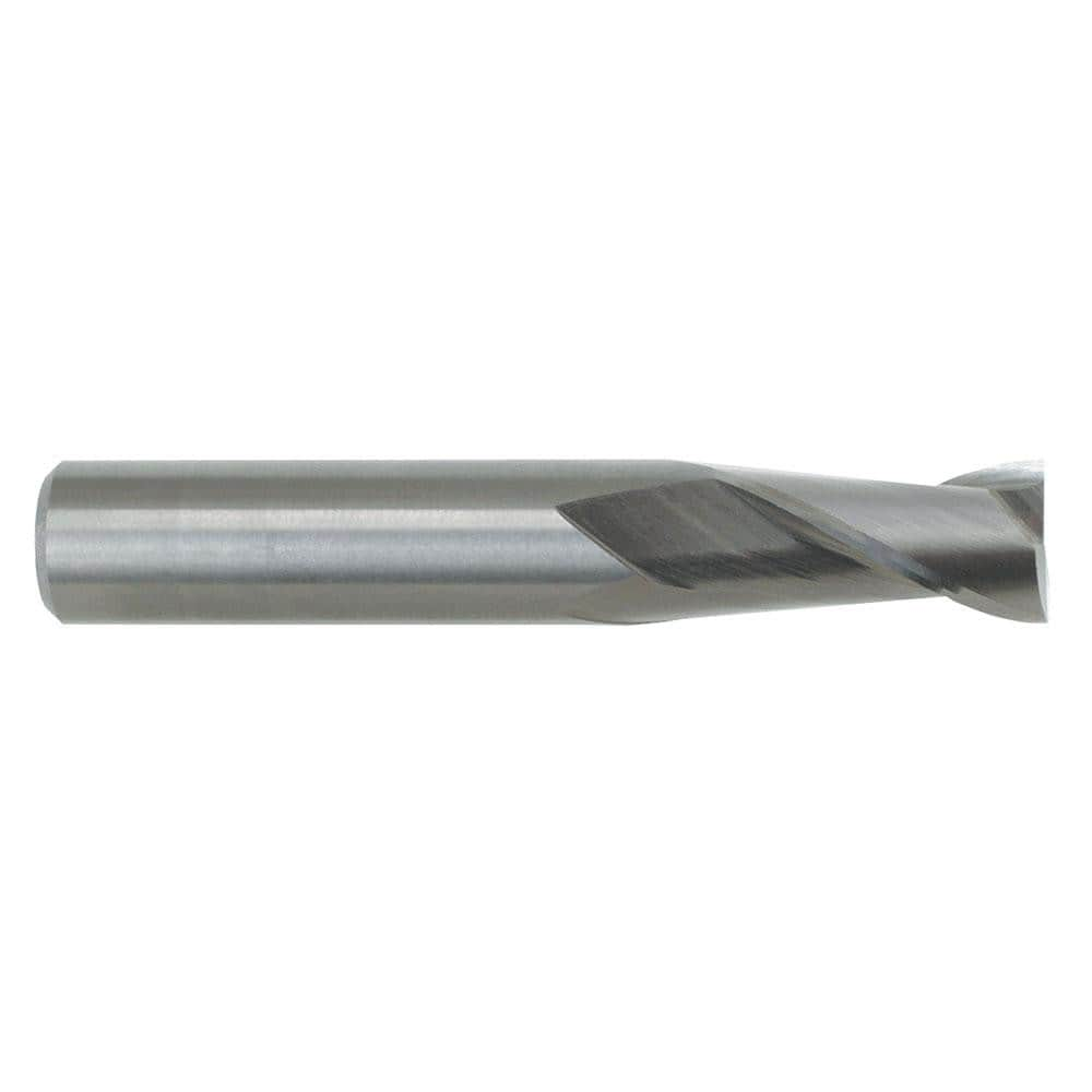 Corner Radius End Mill: 1″ Dia, 1-1/2″ LOC, 0.09″ Radius, 2 Flutes, Solid Carbide 4″ OAL, 1″ Shank Dia, 30 ° Helix, Bright/Uncoated, Corner Radius End, Centercutting, Series 121