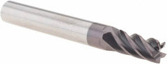 M.A. Ford - 9/32", 5 Flute, Single End, Solid Carbide, 0.015" Corner Radius End Mill - 2-1/2" OAL, 38° Helix, Right Hand Flute, 5/8" LOC, Right Hand Cut - Benchmark Tooling