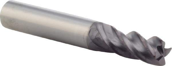 M.A. Ford - 11/32", 4 Flute, Single End, Solid Carbide, 0.015" Corner Radius End Mill - 2-1/2" OAL, 35/38° Helix, Right Hand Flute, 13/16" LOC, Right Hand Cut - Benchmark Tooling