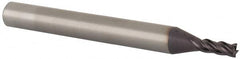 M.A. Ford - 3/32", 3/16" LOC, 1/8" Shank Diam, 1-1/2" OAL, 4 Flute, Solid Carbide Square End Mill - Single End, ALtima Finish, 35/38° Helix, Centercutting, Right Hand Cut, Right Hand Flute, Series 177 - Benchmark Tooling