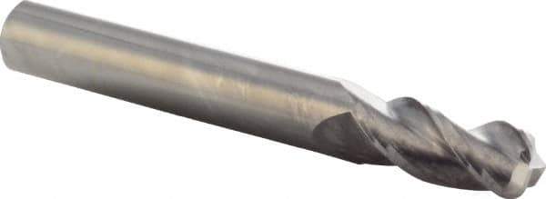 M.A. Ford - 8mm, 3 Flute, Single End, Solid Carbide, 2mm Corner Radius End Mill - 64mm OAL, 36° Helix, Right Hand Flute, 19mm LOC, Right Hand Cut - Benchmark Tooling