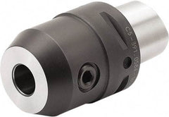 Seco - C8 Modular Connection 25mm Hole End Mill Holder/Adapter - 65mm Nose Diam, 80mm Projection, Through-Spindle Coolant - Exact Industrial Supply