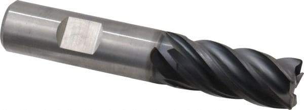 Kennametal - 5/8", 5 Flute, Solid Carbide, 0.03" Corner Radius End Mill - 3-1/2" OAL, 1-1/4" LOC - Benchmark Tooling